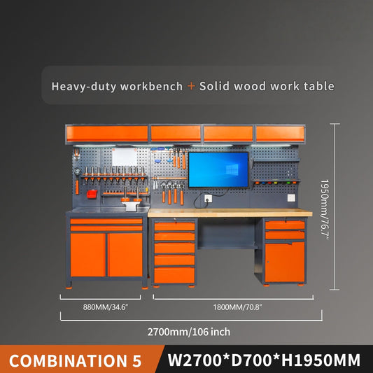 CNC combined workstation Workshop 5S Management