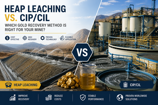 Comparison of heap leaching and CIP/CIL gold recovery methods for modern gold mining operations.
