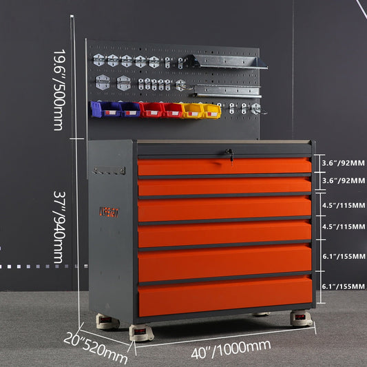 CNC Heavy Duty Six Drawer Tool Trolley