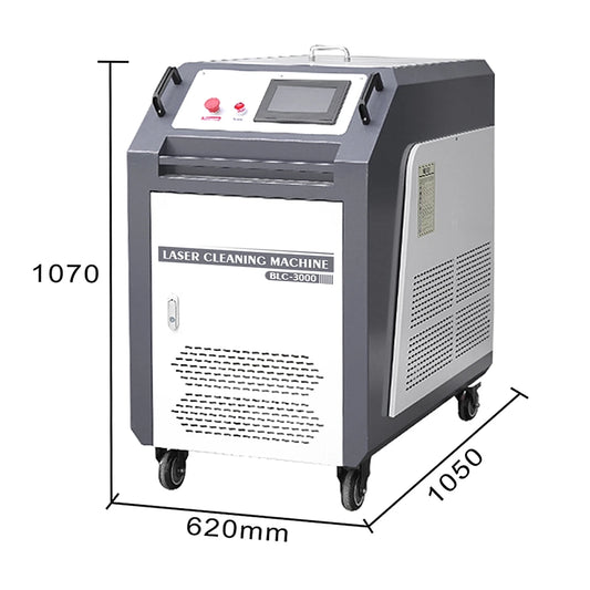 Convenient high-power laser rust remover | Efficient laser cleaning for degreasing metals and molds