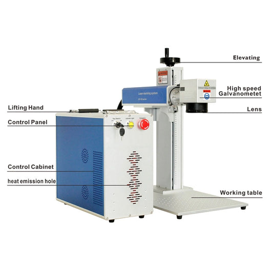 Fiber Laser Marking Machine - High Precision Industrial Laser Engraver for Metal & More MAX